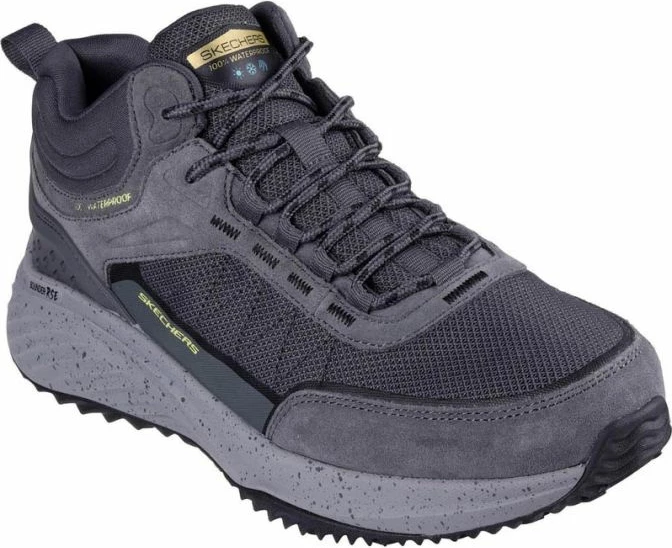 Atlete për meshkuj Skechers, gri-lime