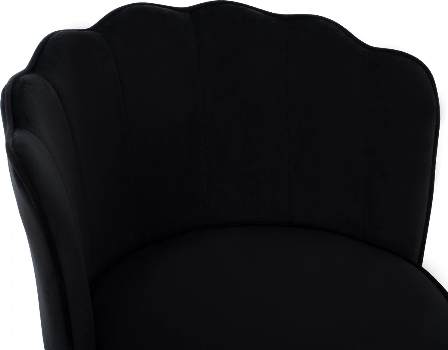 Karrige për bar mesatare FH8736.04 kadife e zezë me kornizë metalike 50x50x90 cm., set prej 2 copë