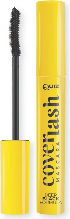 Mascara për femra Quiz Cosmetics Cover Lash Lengthening and Curling, e zezë, 5.5g