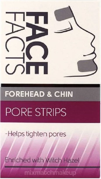 Face Facts Witch Hazel Forehead &amp; Chin Pore Strips - 6 Strips