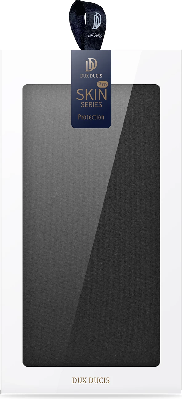 Mbështjellës Dux Ducis Skin Pro për iPhone 14 Plus, eko lëkurë, e zezë