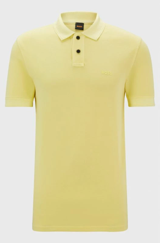 Maicë polo Boss meshkuj, e verdhë