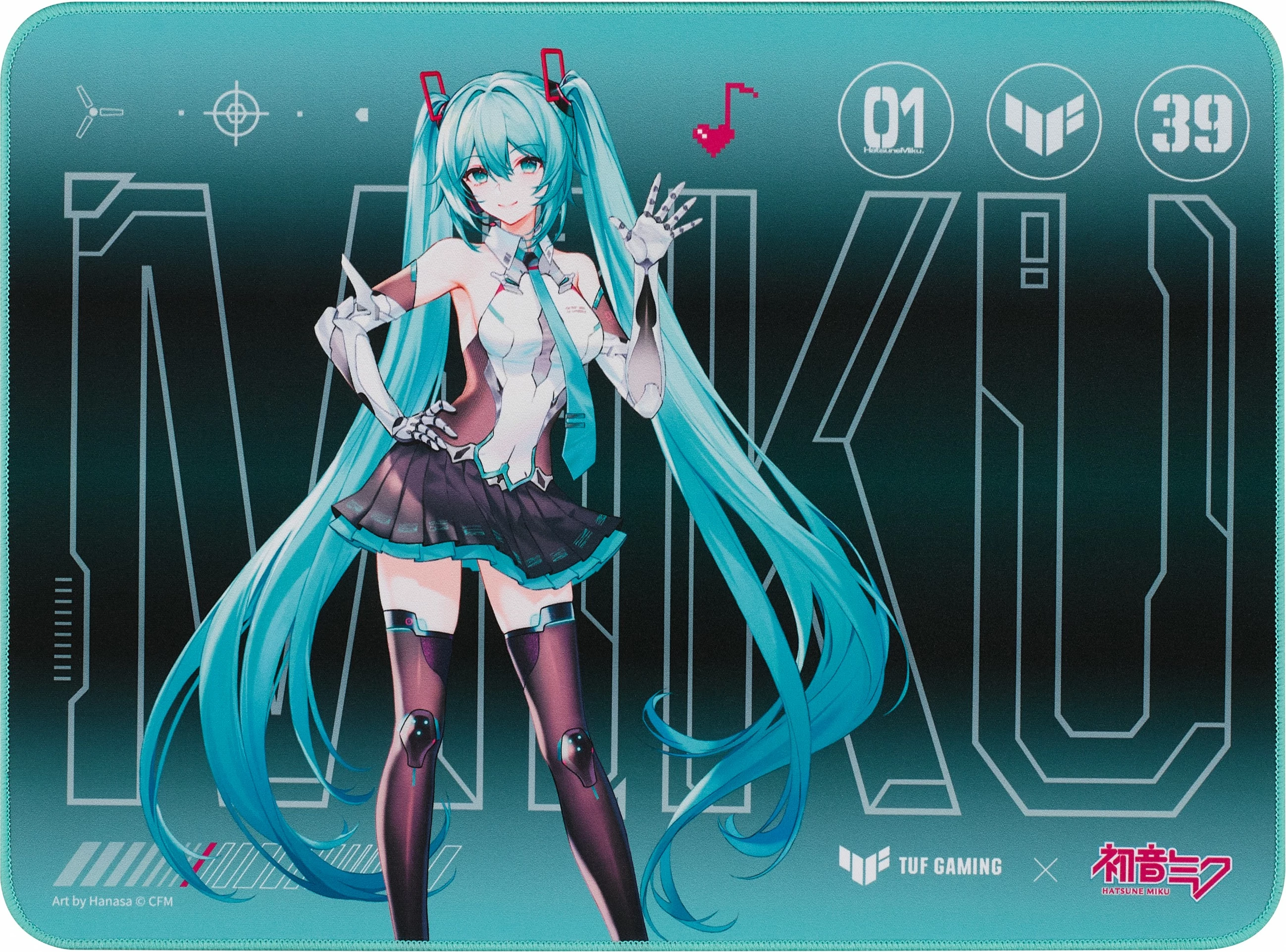 Mauspad ASUS TUF Gaming P1 Hatsune Miku Edition