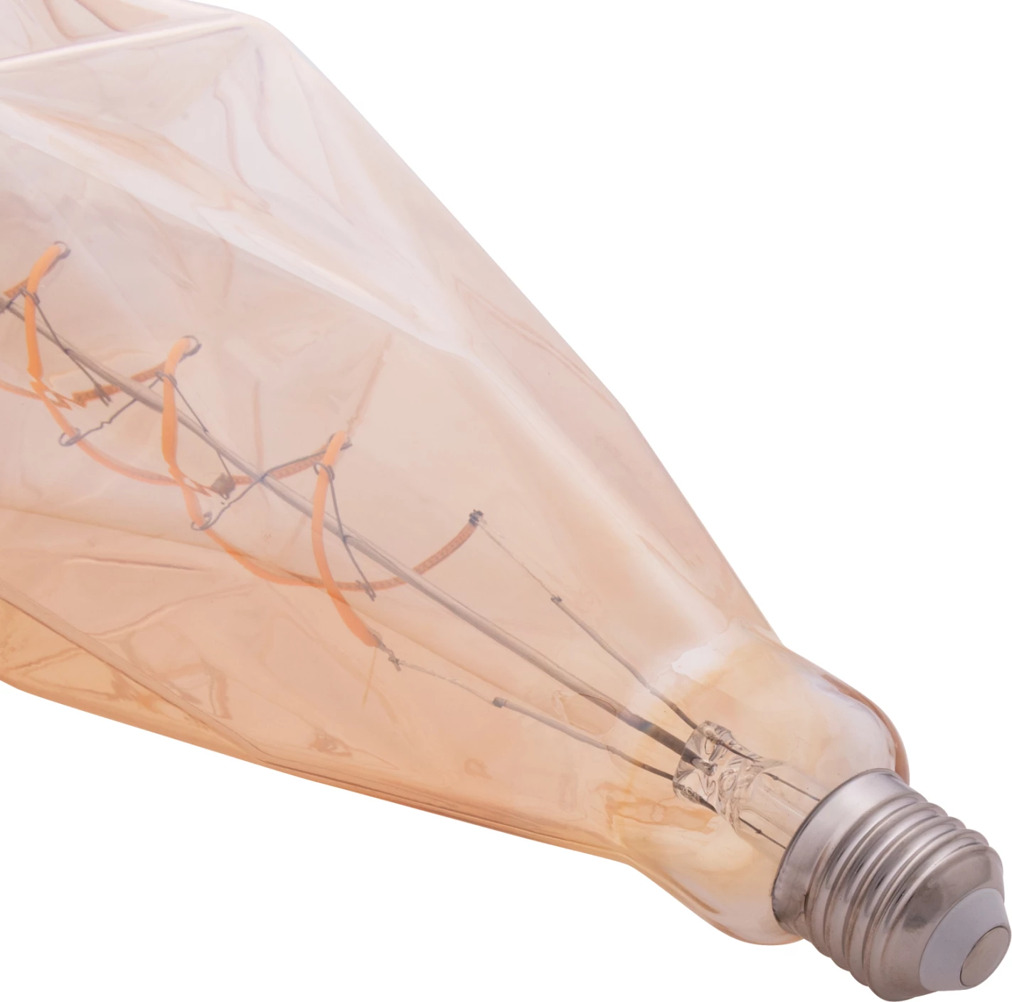 Llambë LED filament, 8W, E27, 3000K, ngjyrë ari, e zbehtë, FH4058