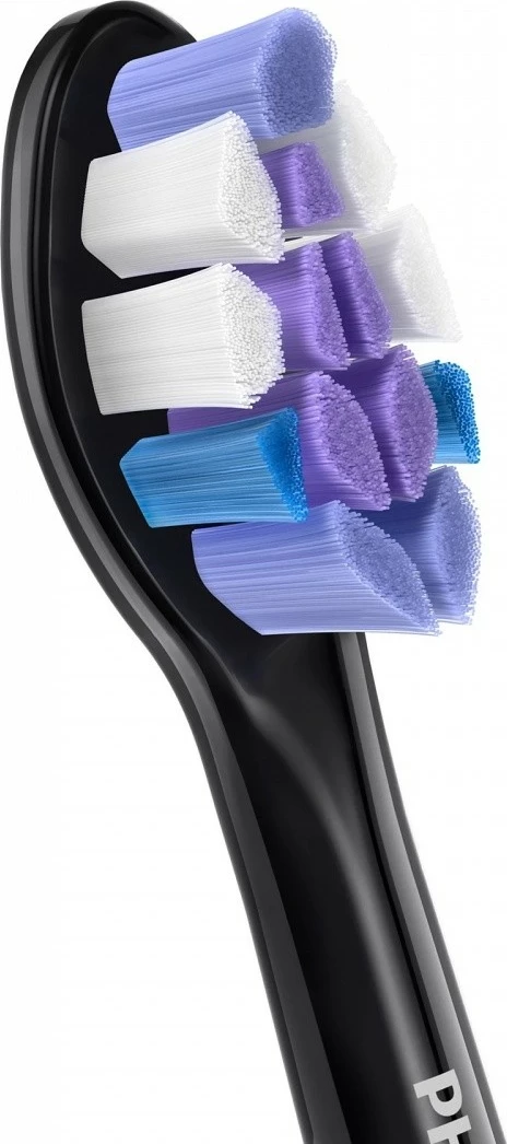Koka zëvendësuese furçe dhëmbësh, Philips Sonicare, HX6054/88 Sensitive Standard, e zezë, set 4 copë