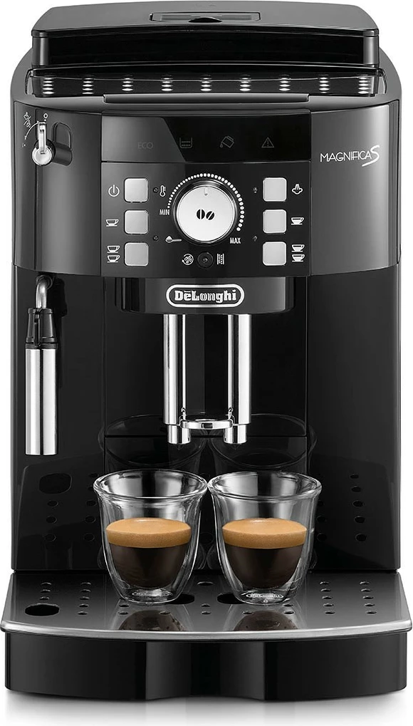 Aparat kafeje De’Longhi Magnifica S ECAM 21.117.B, 1.8 L, Kafe kokrra, Kafe e bluar, Mulli i integruar, 1450 W, E zezë