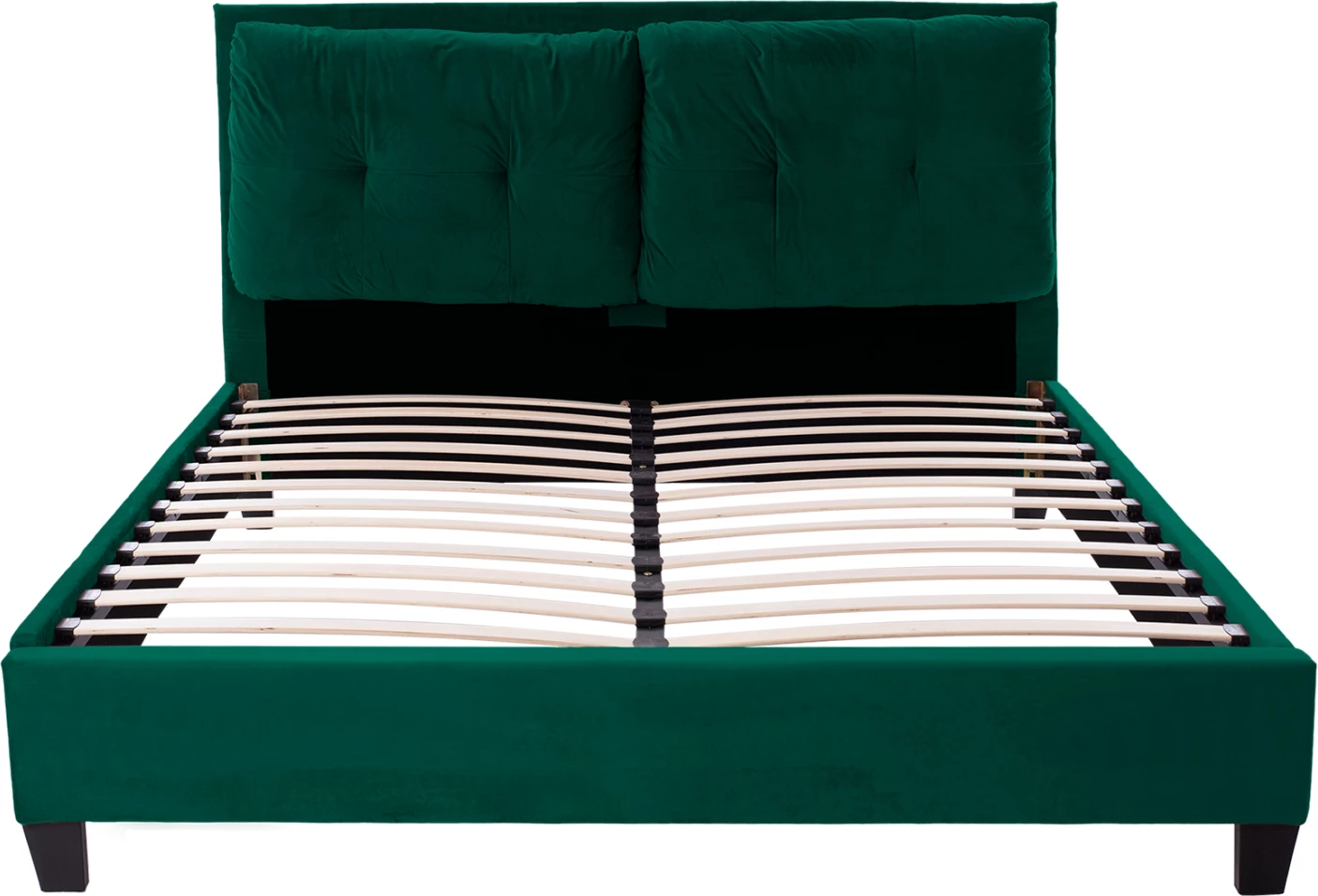 Krevat BILLIE në kadife ngjyrë selvi FH551.13 160x200