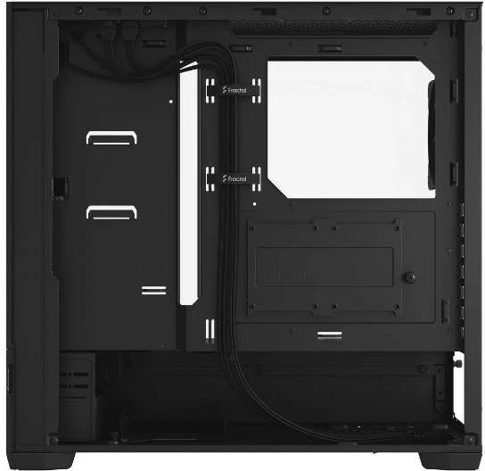 Kasë Fractal Design Pop Air Black TG Clear Tint, Midi Tower, ATX, xham i temperuar, e zezë