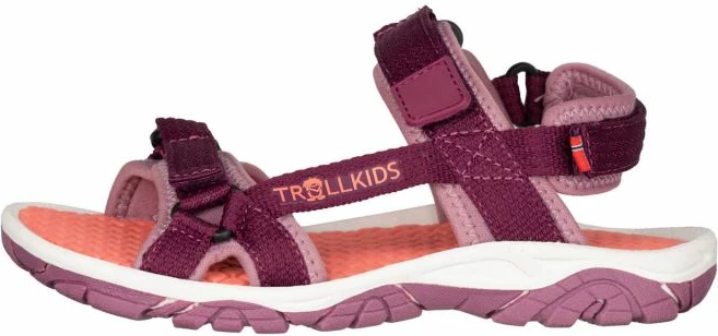 Sandale fëmijë Trollkids, mulberry/orchid