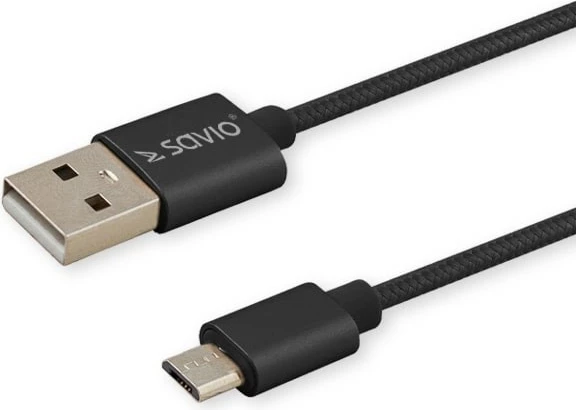 Kabllo USB Savio CL-129, 2m, e zezë