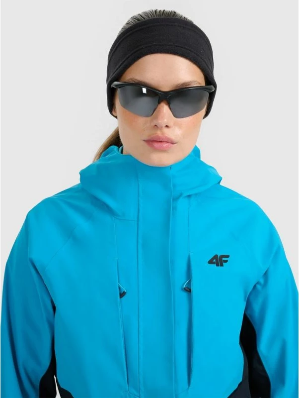 Jakne trekking për femra 4f, e zezë