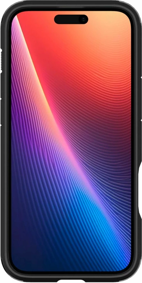 Mbështjellës Spigen Tough Armor Mag për iPhone 16, MagSafe, qëndrim i integruar, rezistencë MIL-STD, gunmetal