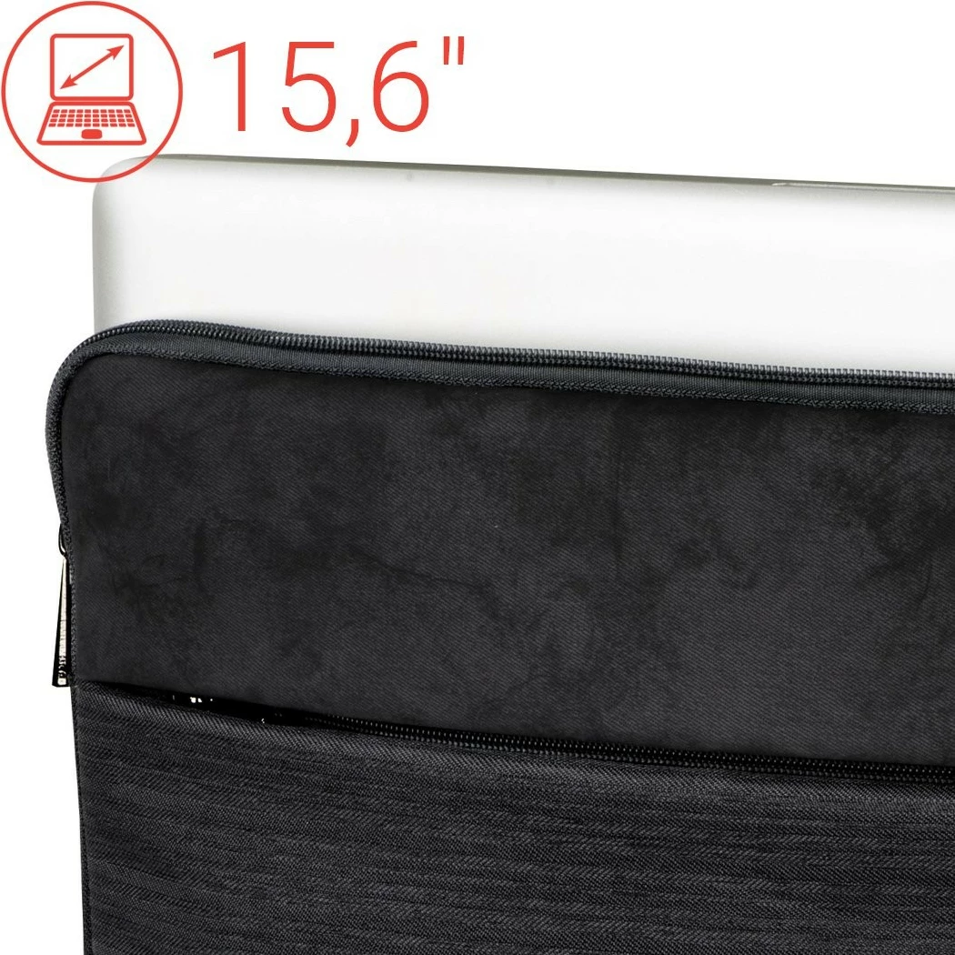 Mbështjellës laptopi Hama 216558, 15.6 inç, Gri