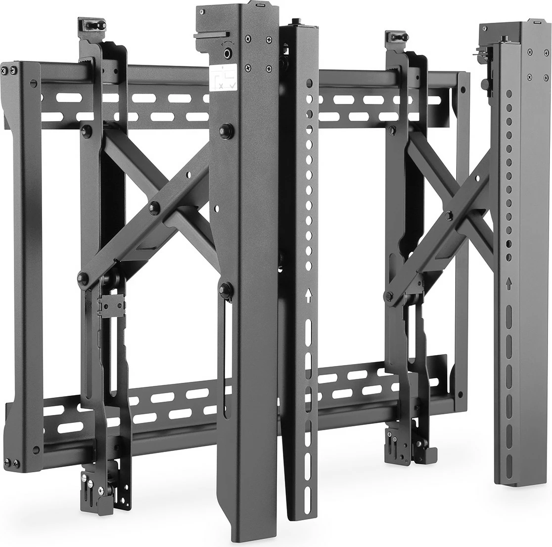 Mbajtës muri për ekran Digitus DA-90446, pop-out, 45-70 inç, çelik, i zi