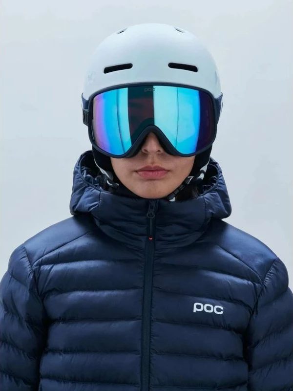 Helmetë skijimi POC unisex, e bardhë