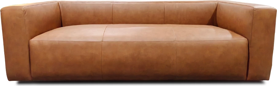 Kauç 3 vendësh, ngjyrë camel, 230x95x66cm