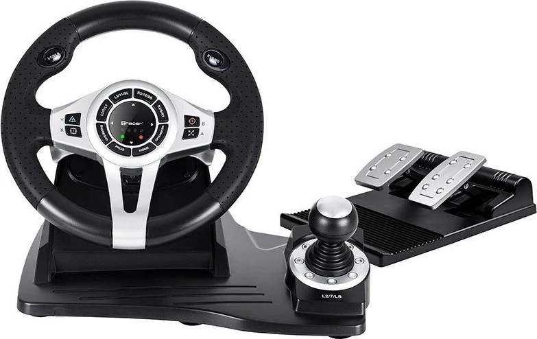 Tracer TRAJOY46524 Gaming Controller Black Steering wheel + Pedals PlayStation 4, Playstation 3