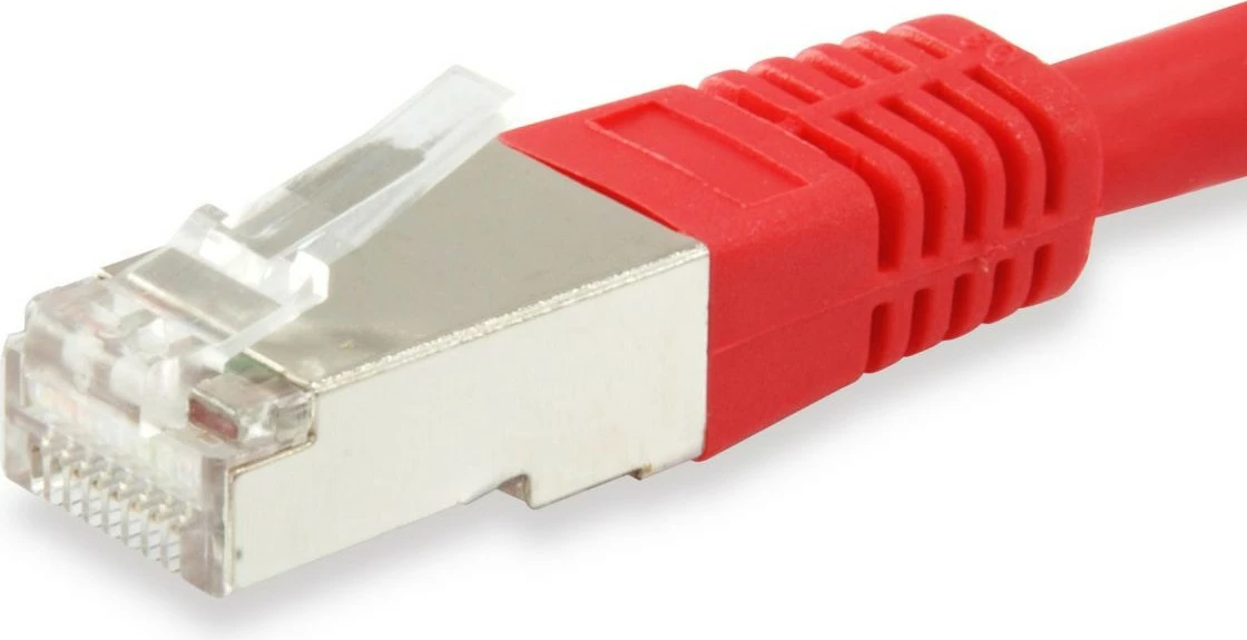 Kabllo rrjeti Equip Cat6a S/FTP 10m, RJ-45, e kuqe
