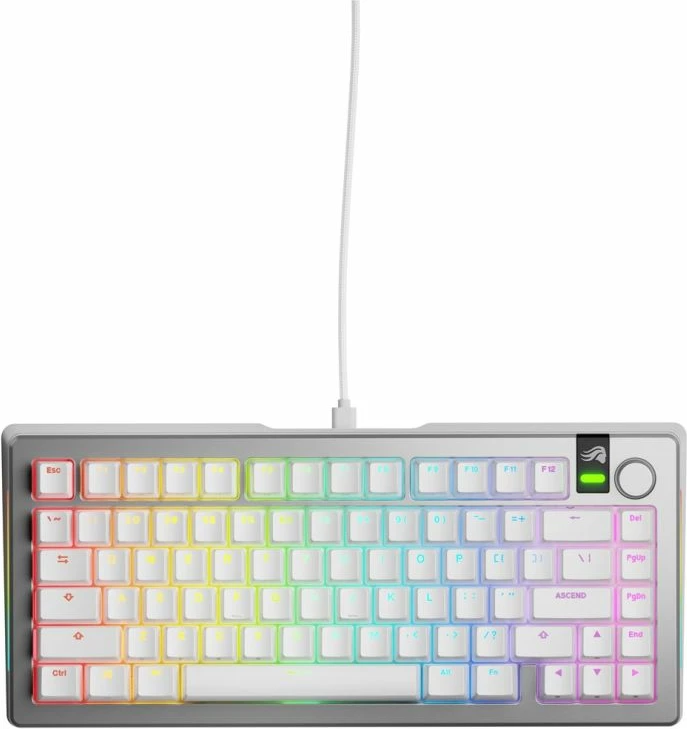 Tastierë gaming Glorious GMMK 3 PRO 75%, argjendtë