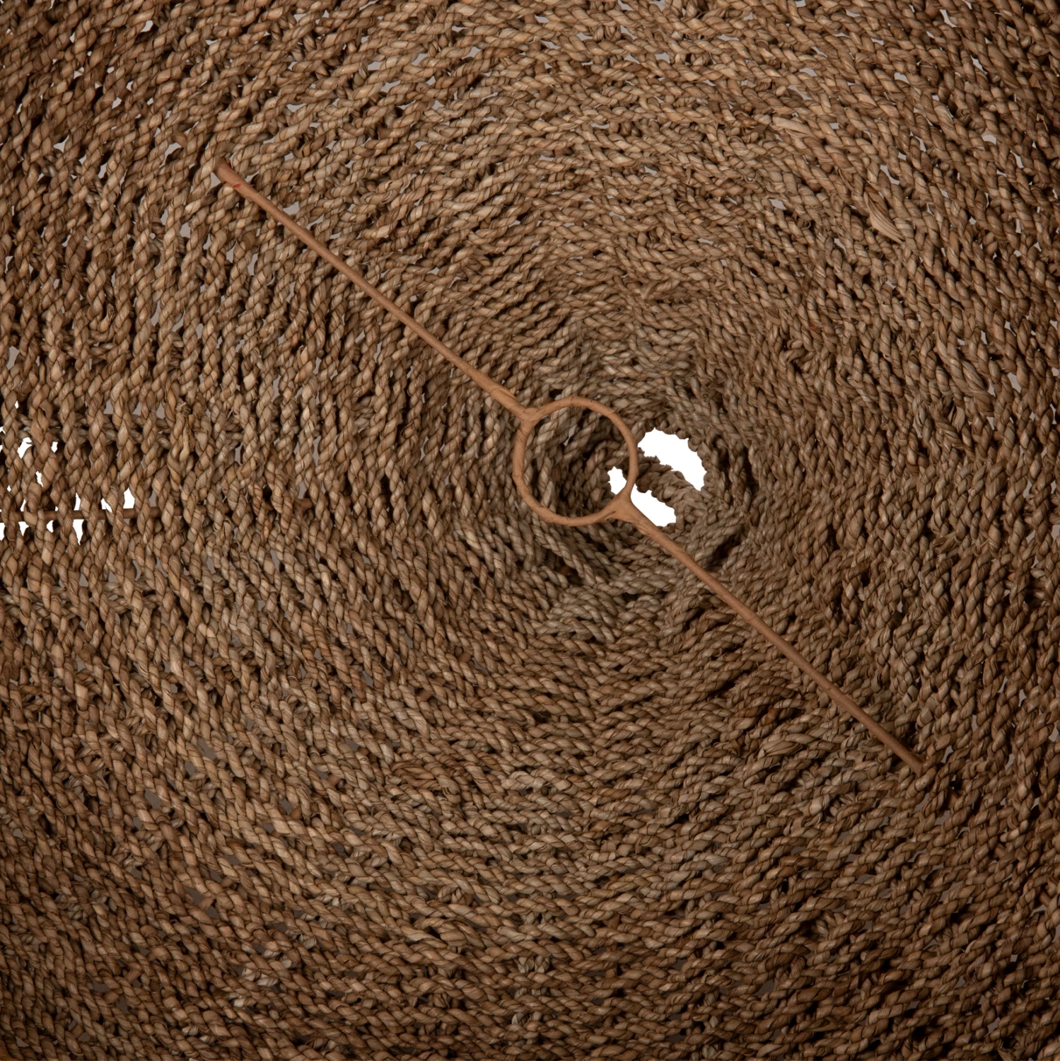 Llambë tavani varëse, fibra palme, thekë nga bar deti, natyrale, FH7820, 62x42cm