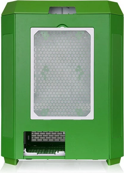 Kasë Thermaltake The Tower 600, midi tower, xham i temperuar, ndriçim multi, e gjelbër