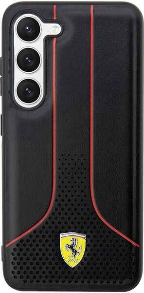 Mbështjellës Ferrari FEHCS23MPCSK për Samsung Galaxy S23+, hardcase, i zi