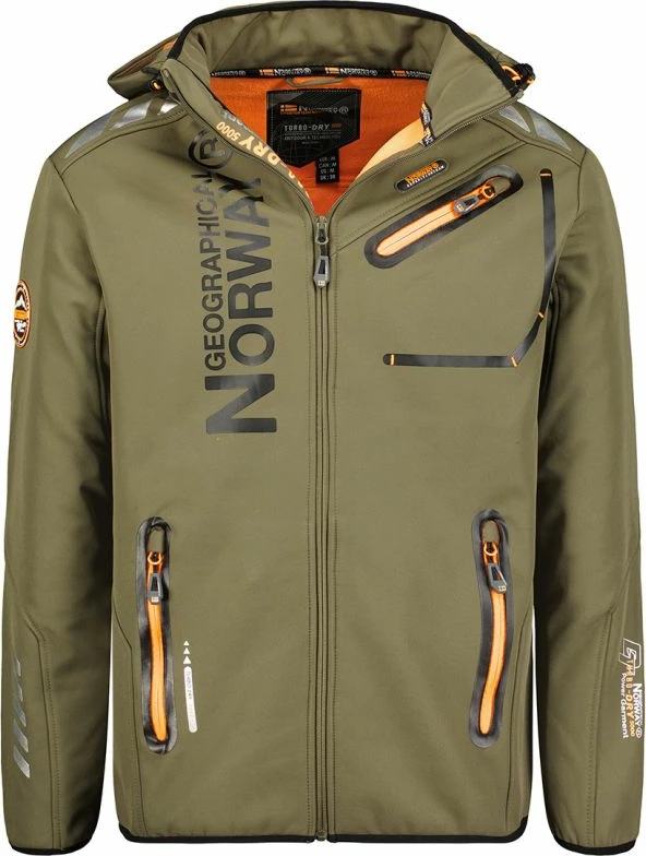 Jakne softshell për meshkuj Geographical Norway, kaki