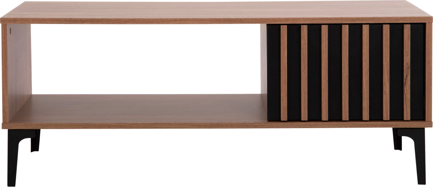 Tavolinë kafeje seri HARRY FH18007.01 melaminë ngjyrë druri natyral & e zezë 110x60x43,5Hcm.