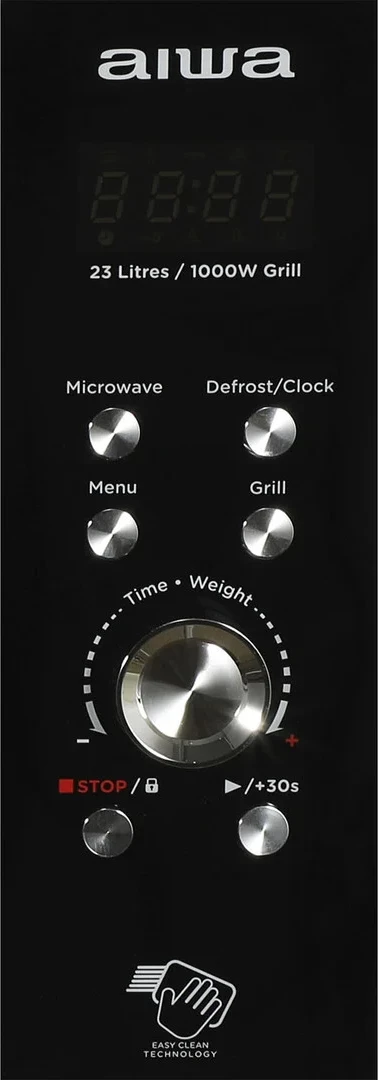 Mikrovalë AIWA MW-230DG/BK, 23 L, 800W+1000W, e zezë