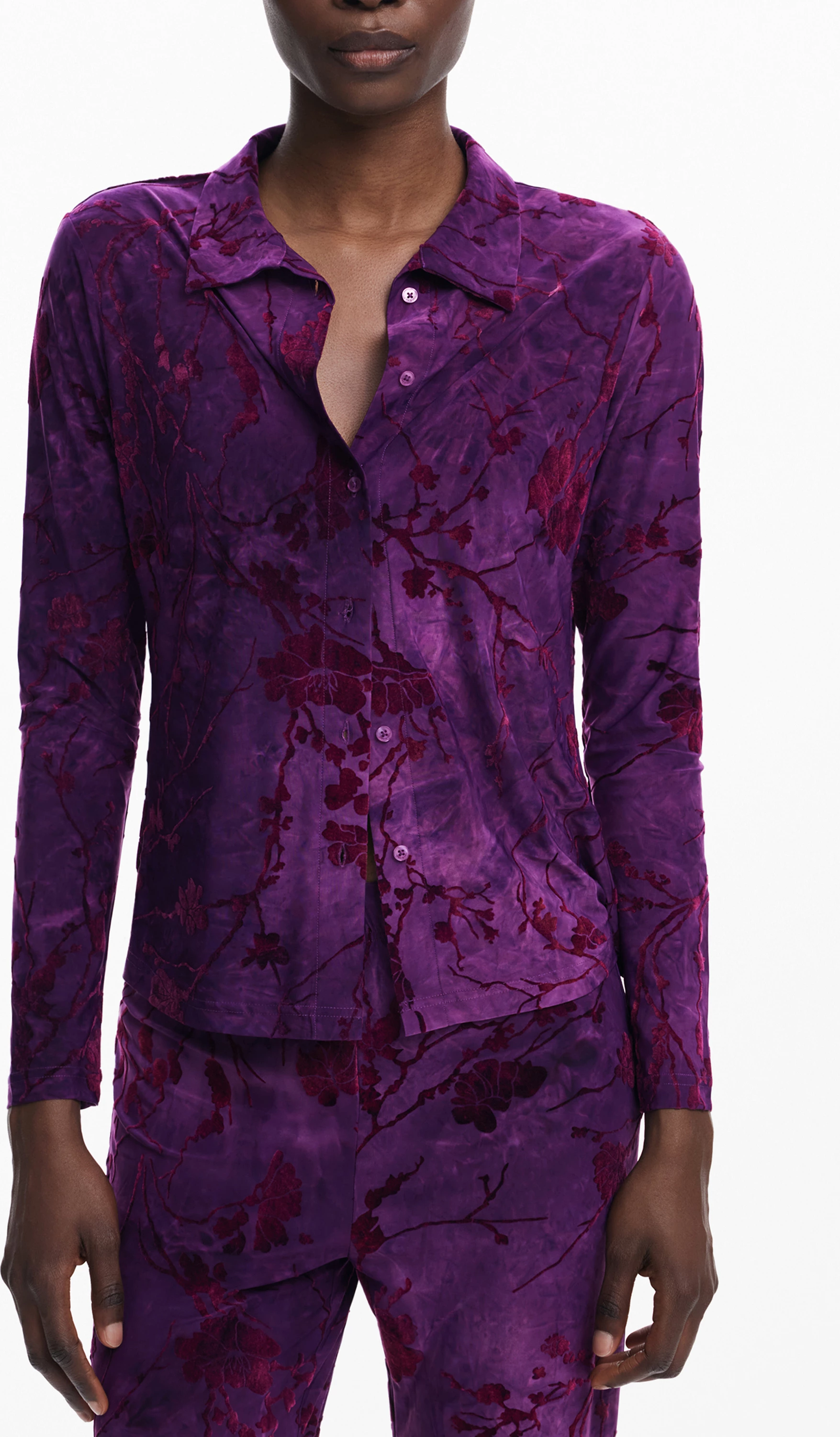 Këmishë për femra DESIGUAL, vjollcë