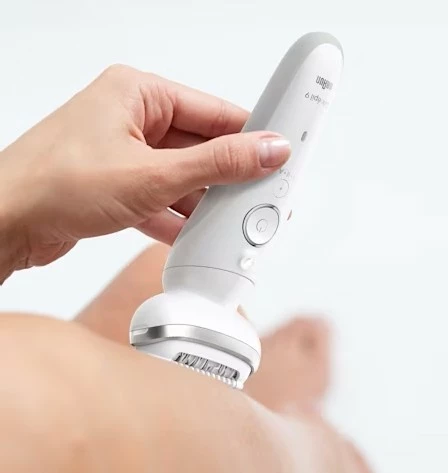 Epilator Braun Silk-Epil 9 SES9-041, i bardhë-gri