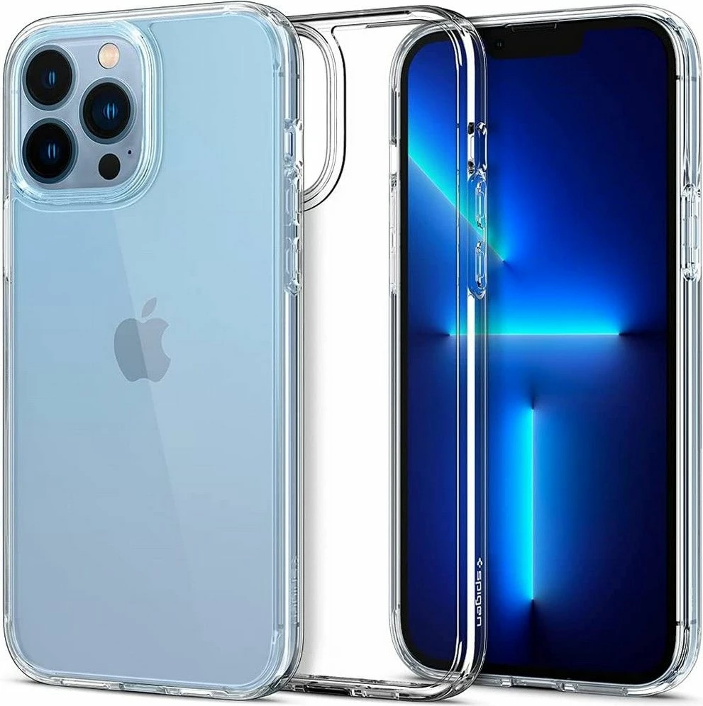 Mbështjellës Spigen Ultra Hybrid për iPhone 13 Pro Max, Transparent