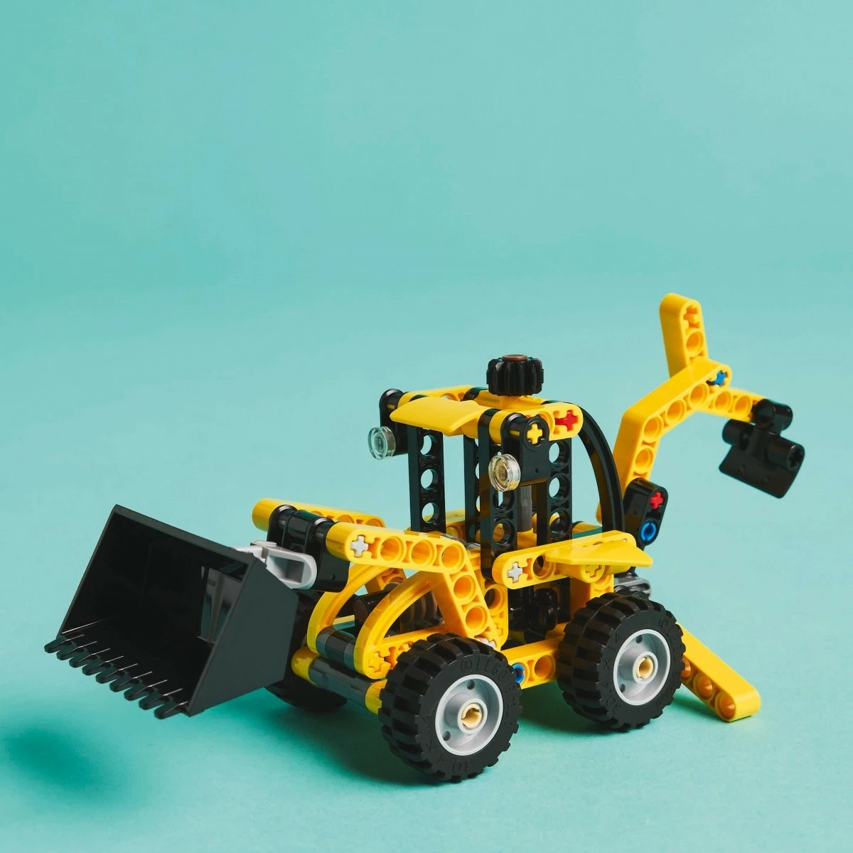 Set LEGO Technic Backhoe Loader 42197, 104 pjesë, plastik, e verdhë