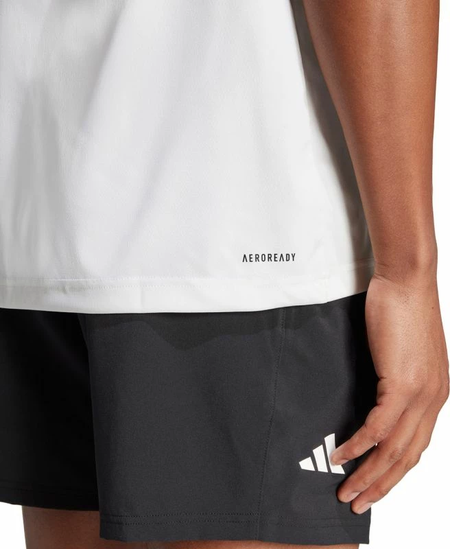 Maicë adidas për meshkuj, e bardhë