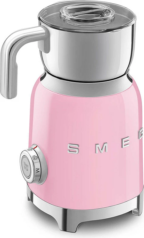 Shkumues qumështi SMEG 50's Style, rozë