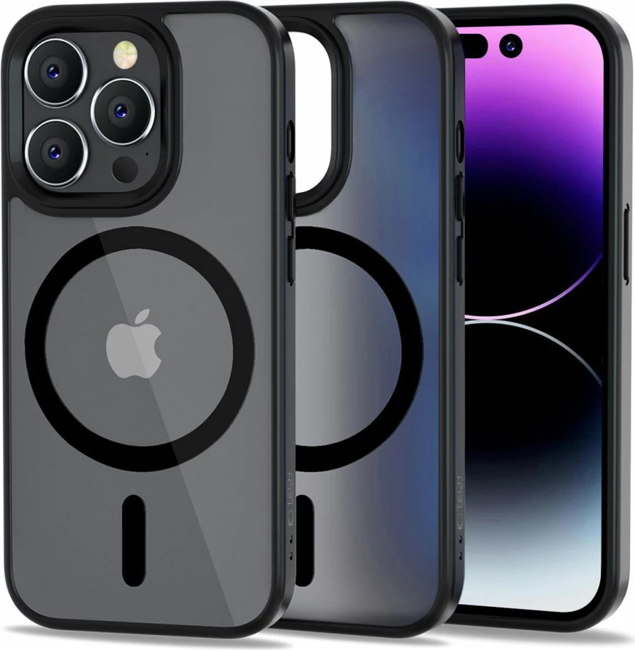 Mbështjellës Tech-Protect MagMat për iPhone 14 Pro Max, MagSafe, e zezë matte