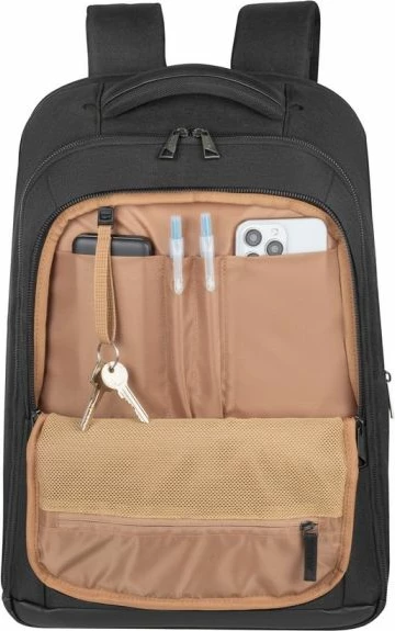 çantë shpine për laptop RIVACASE 8164, deri 17.3\", ECO RPET, Black