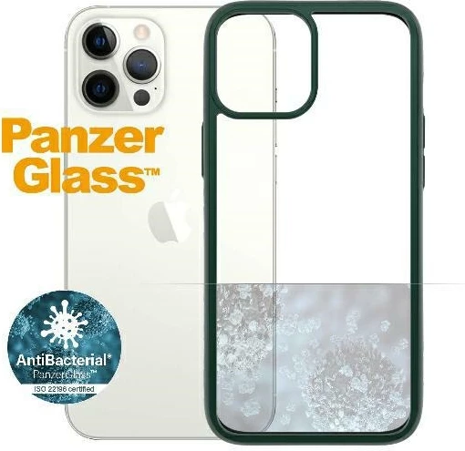 Mbështjellës PanzerGlass ClearCase për iPhone 12 Pro Max, transparent dhe i gjelbër