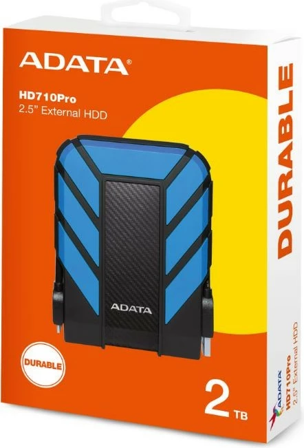 Hard disk i jashtëm Adata DashDrive Durable HD710, 2TB, 2.5", USB 3.1, Blu