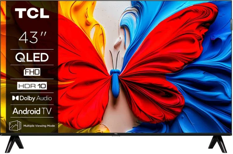 Televizor TCL 43V5C 43" FHD HDR10 Android TV QLED i zi