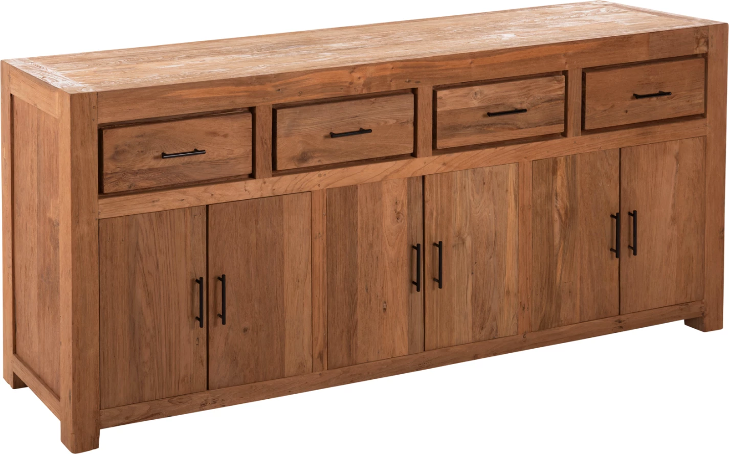 Bufe GRAYSON FH9802 dru TEAK i ricikluar natyral 220x50x90H cm