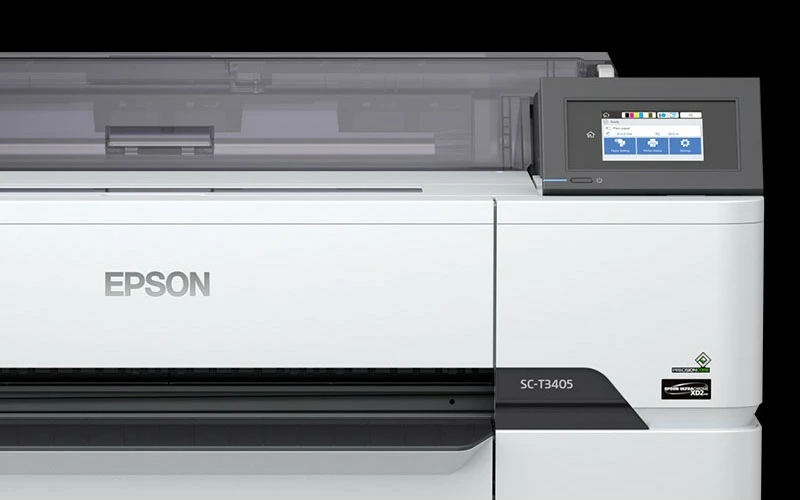 Printer Epson SureColor SC-T3405, format i madh, me ngjyra, Wi-Fi, ekran me prekje