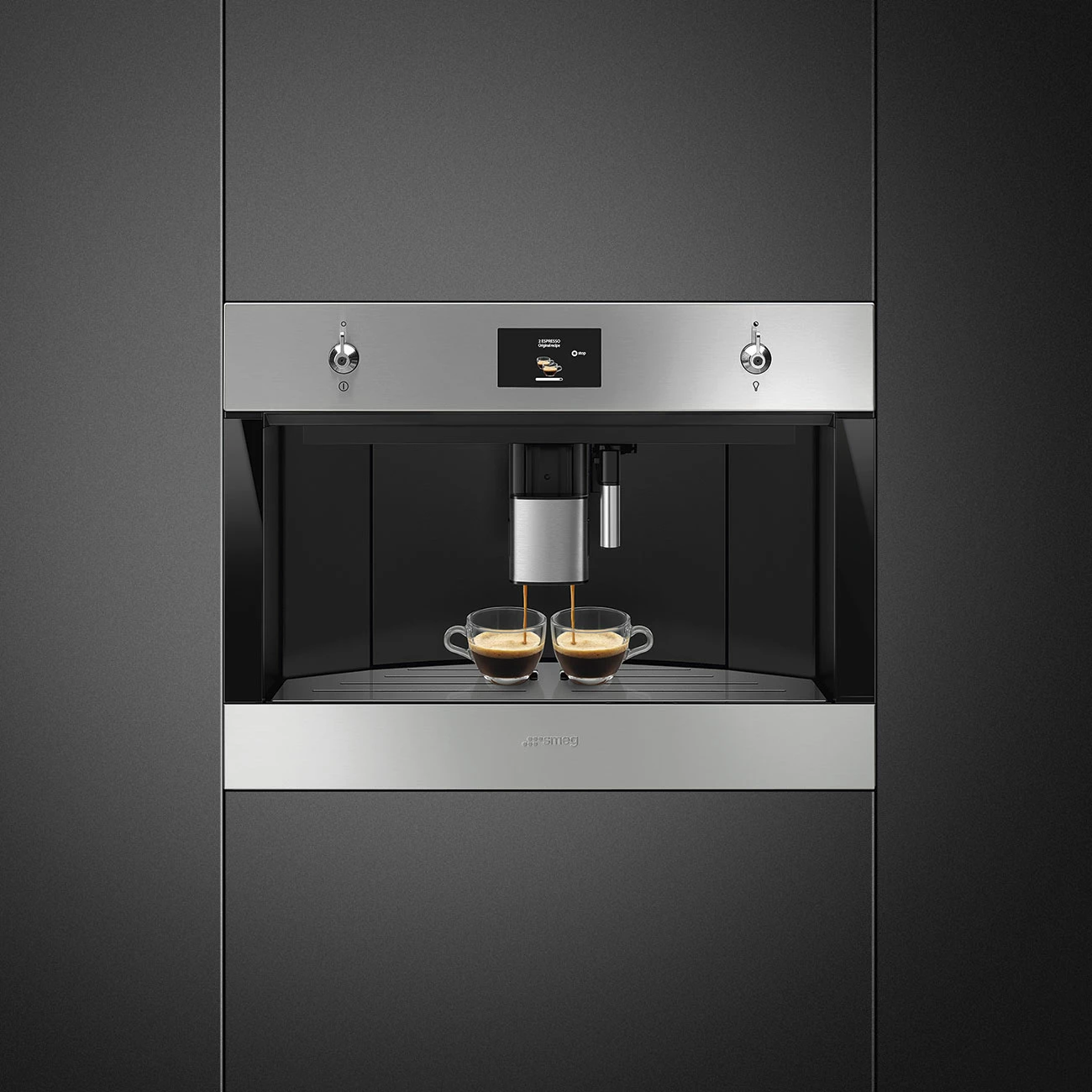 Pajisje montuese për kafe SMEG CMS4303X Classica, inox