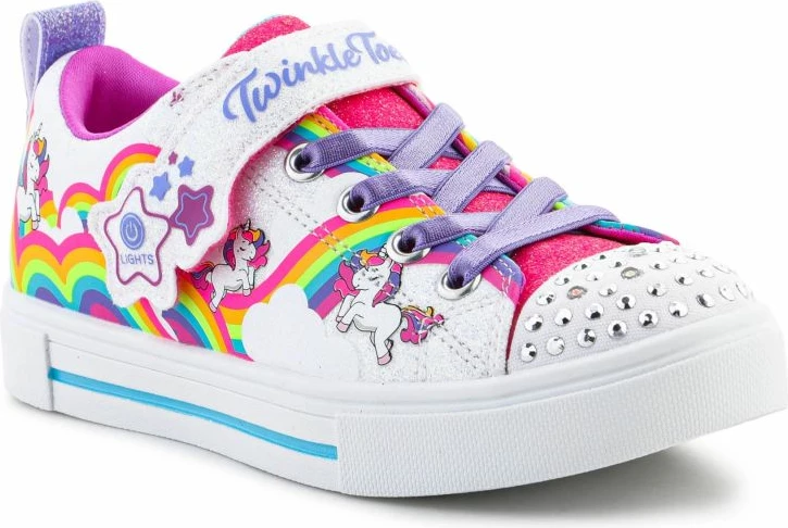 Atlete për fëmijë Skechers, shumëngjyrëshe