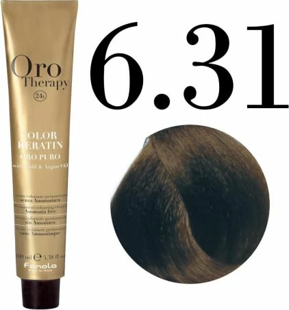 Ngjyrë për flokë Oro 6.31 bionde e errët- ranore, 100 ml
