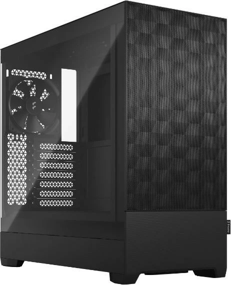 Kasë Fractal Design Pop Air Black TG Clear Tint, Midi Tower, ATX, xham i temperuar, e zezë