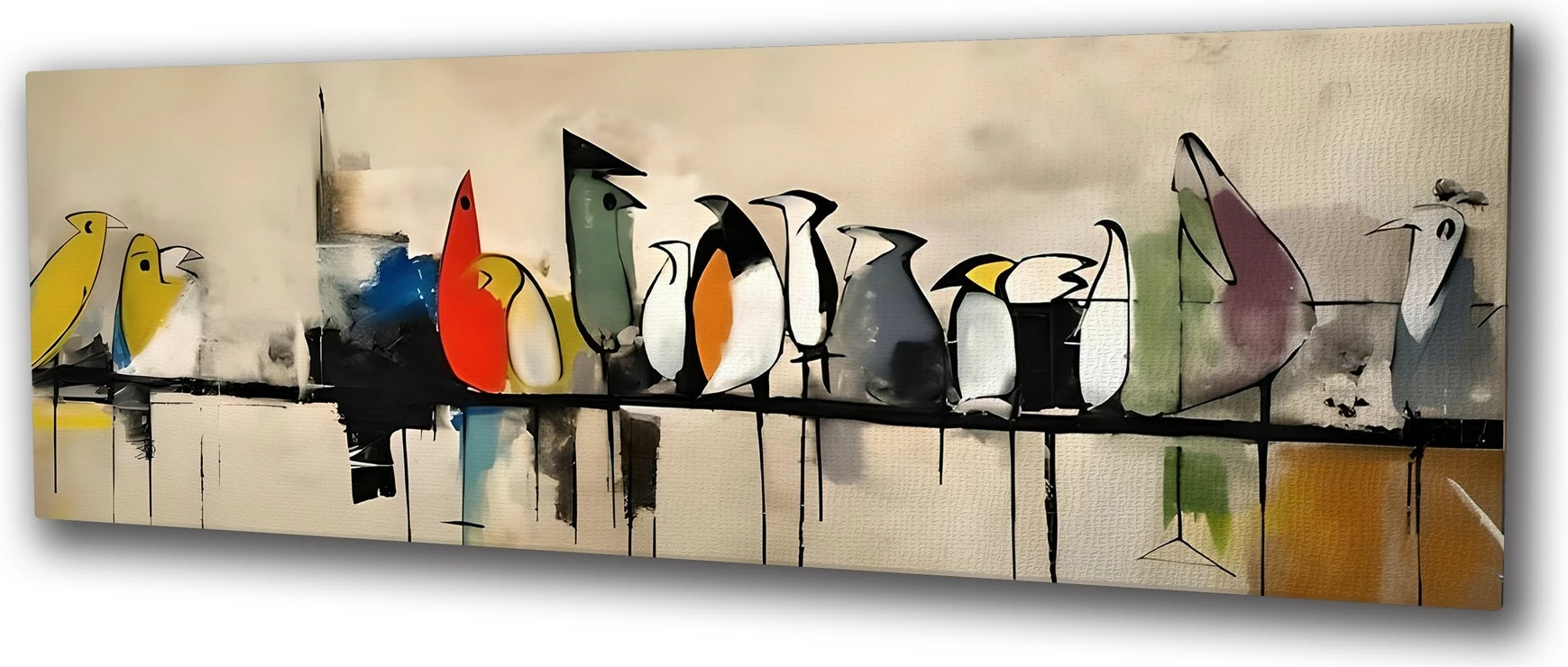 Pikturë dekorative në kanavacë, shumëngjyrëshe, PC349