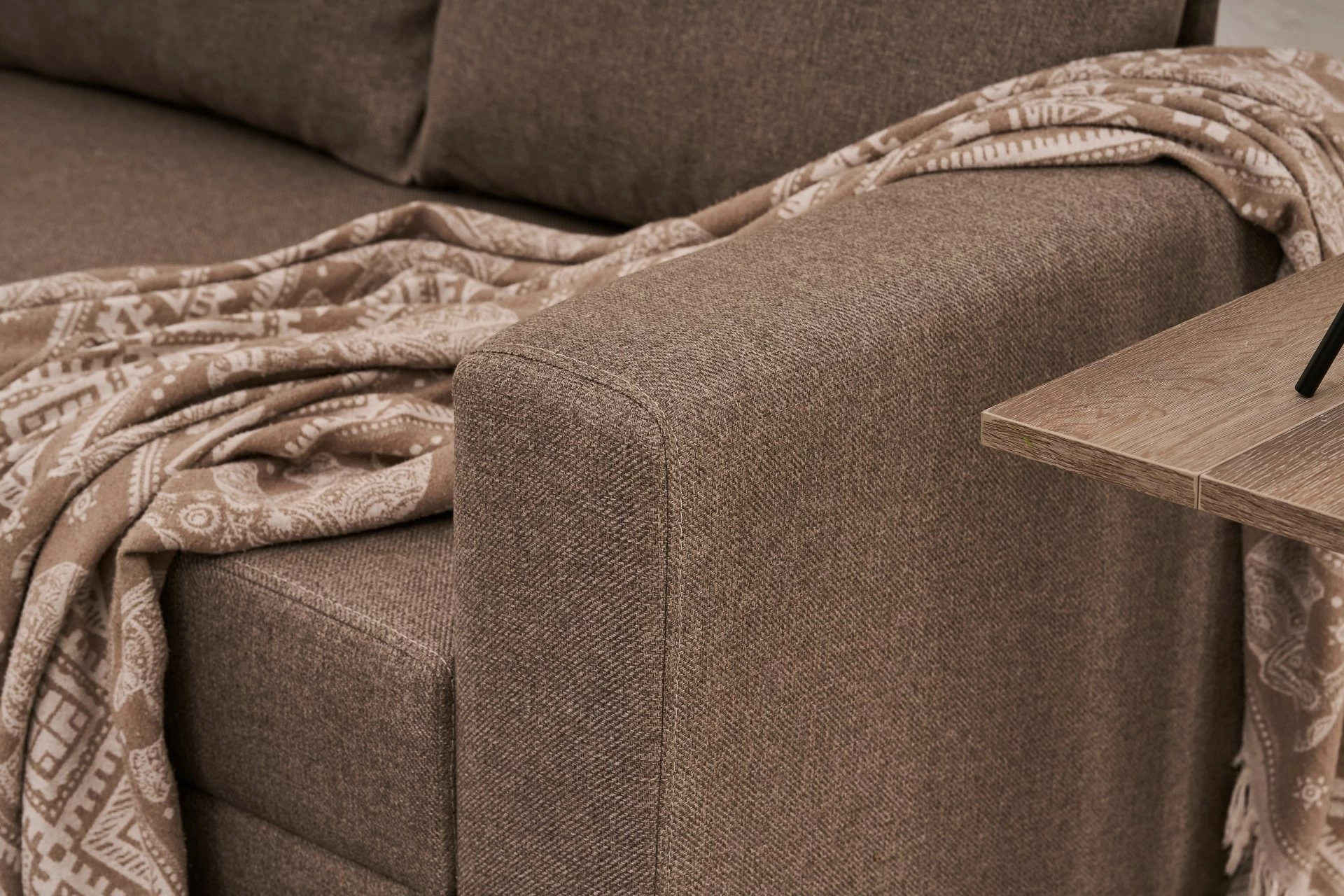 Divan-krevat treshe, ngjyrë kafe, Atelier del Sofa, Aly Arzilla