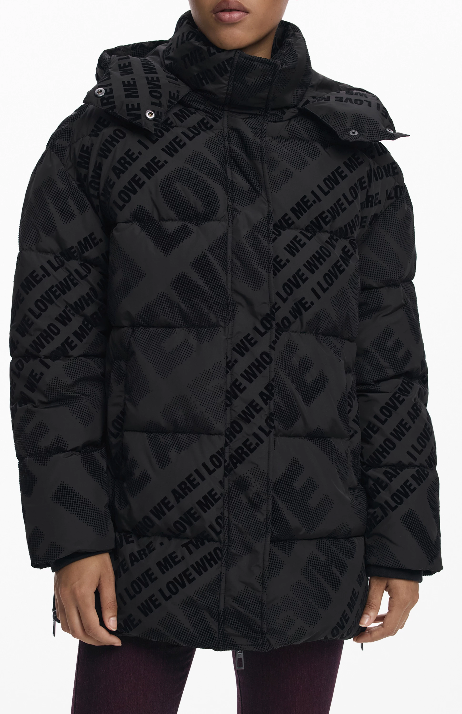 Jakne DESIGUAL femra, e zezë