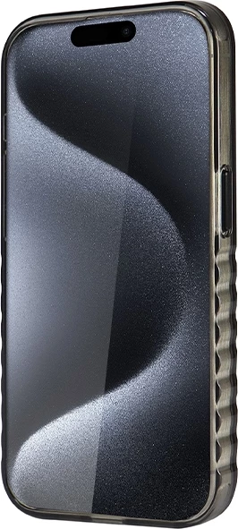 Mbështjellës Audi IML Big Logo MagSafe për iPhone 15 Pro, i zi